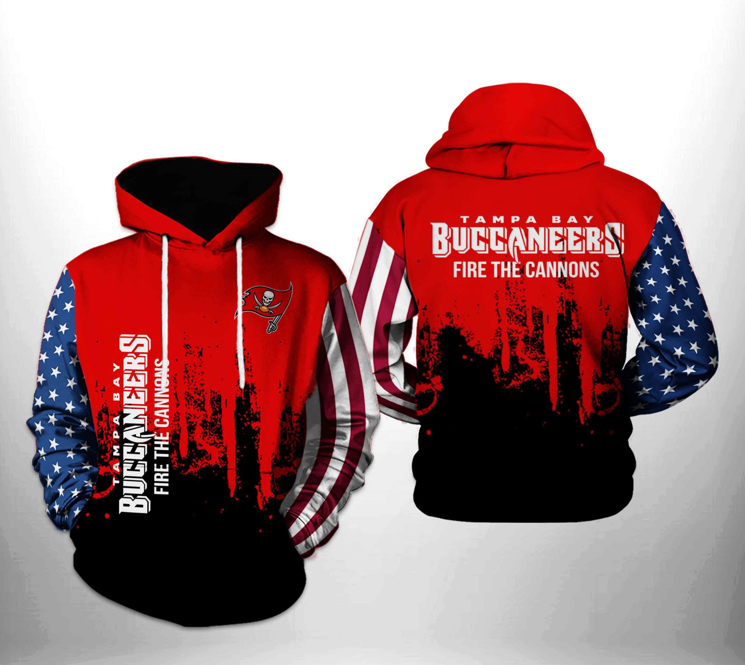NFL Tampa Bay Buccaneers NFL Team US 3D All Over Print Hoodie & Zip Hoodie