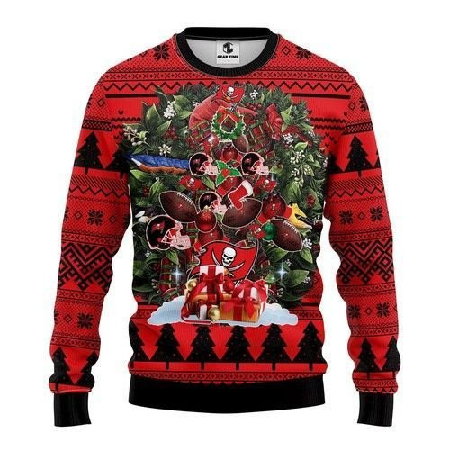 Nfl Tampa Bay Buccaneers Tree Christmas Ugly Christmas Sweater,