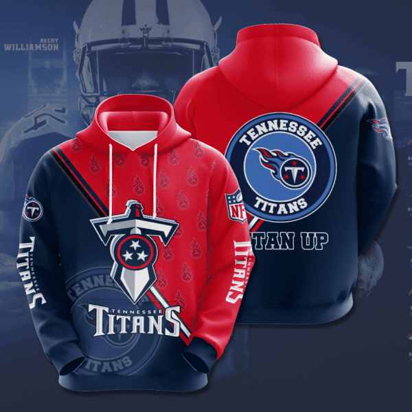 NFL Tennessee Titans NFL 3D All Over Print Hoodie & Zip Hoodie