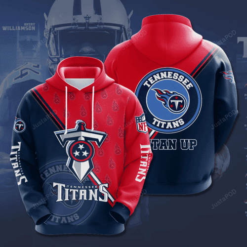 NFL Tennessee Titans NFL 3D All Over Print Hoodie & Zip Hoodie