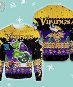 Nfl Vikings Minnesota Ugly Christmas Sweater, Perfect Holiday Gift