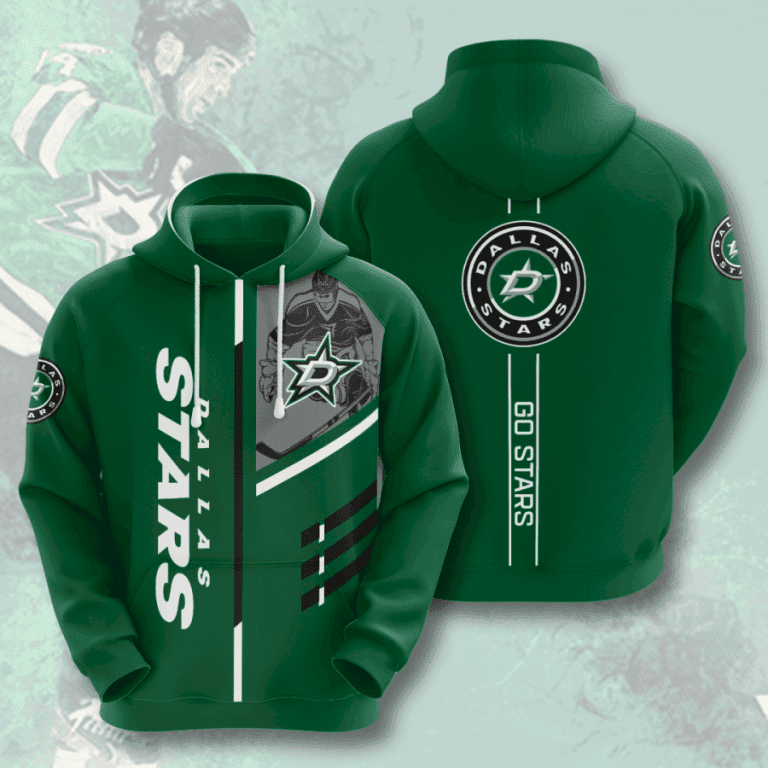 NHL Dallas Stars 3D All Over Print Hoodie & Zip Hoodie