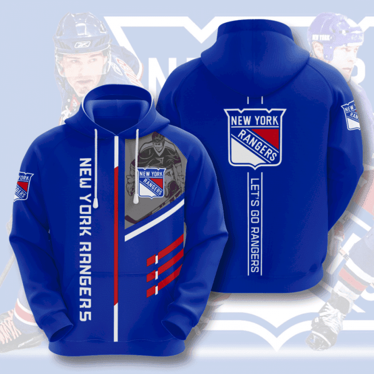 NHL New York Rangers 3D All Over Print Hoodie & Zip Hoodie