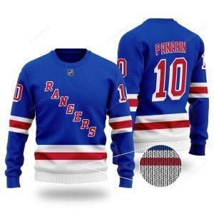 Nhl New York Rangers Artemi Panarin 10 Ugly Christmas Sweater, Perfect Holiday Gift