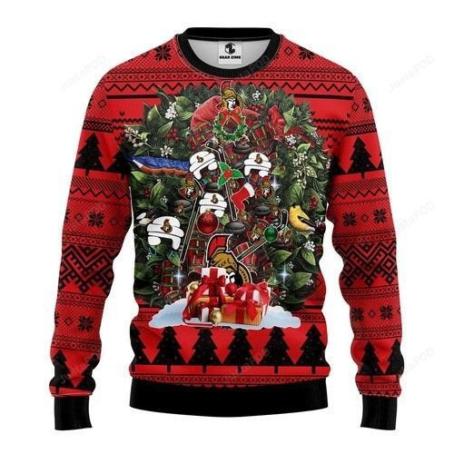 Nhl Ottawa Senators Ugly Christmas Sweater, Perfect Holiday Gift