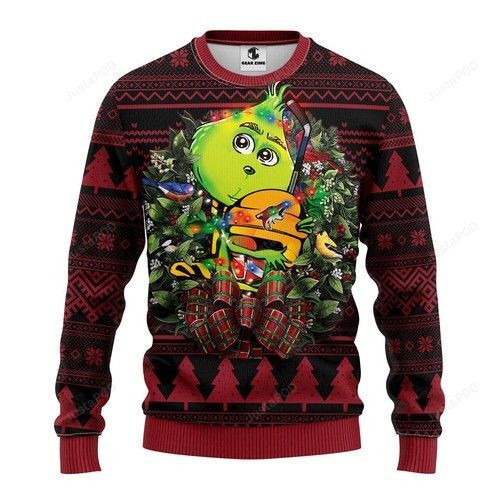 Nhl Phoenix Coyotes Grinch Hug Ugly Christmas Sweater,