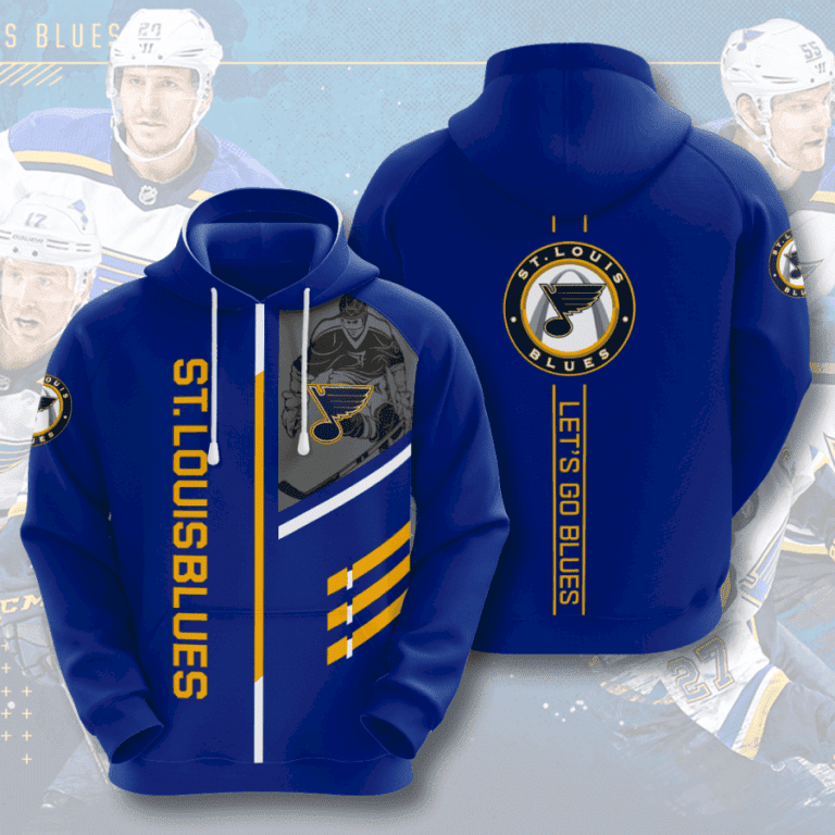 NHL St. Louis Blues 3D All Over Print Hoodie & Zip Hoodie