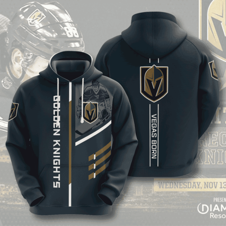 NHL Vegas Golden Knights 3D All Over Print Hoodie & Zip Hoodie
