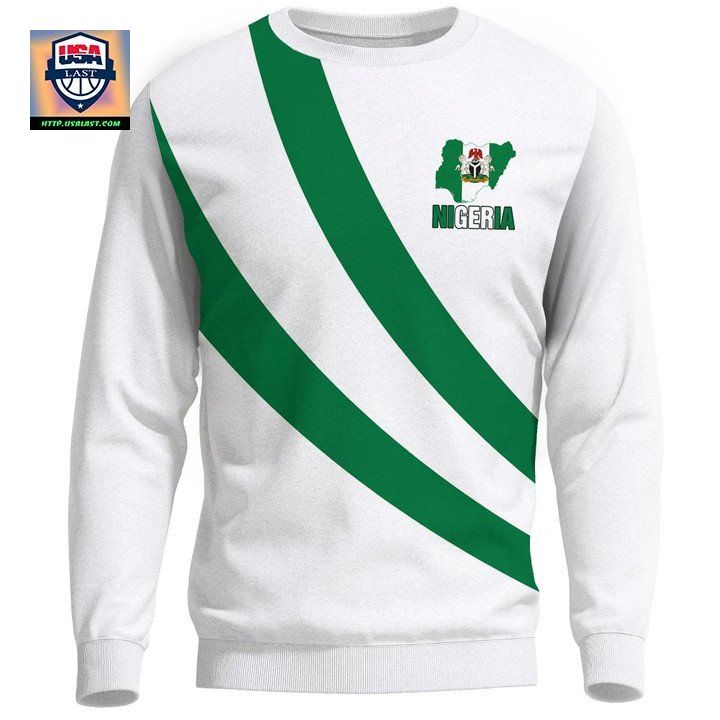 Nigeria Special Flag Sweater Knitted Long-Sleeved Sweater 