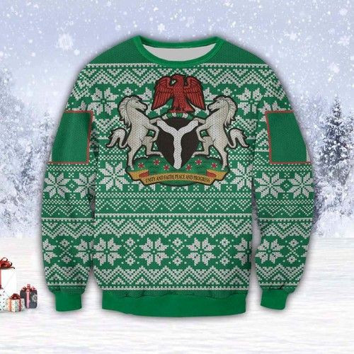 Nigeria Ugly Christmas Sweater,