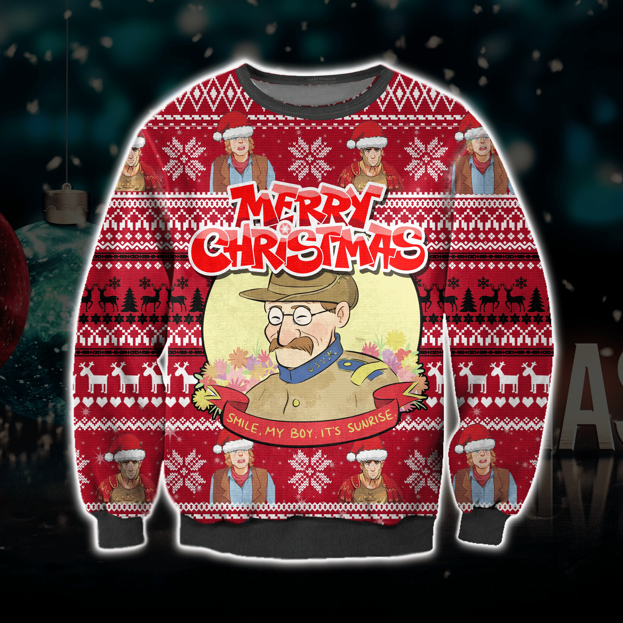 Night At The Museum Ugly Christmas Sweater