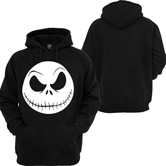 Nightmare Before Christmas Jack Skellington Face 3D All Over Print Hoodie & Zip Hoodie