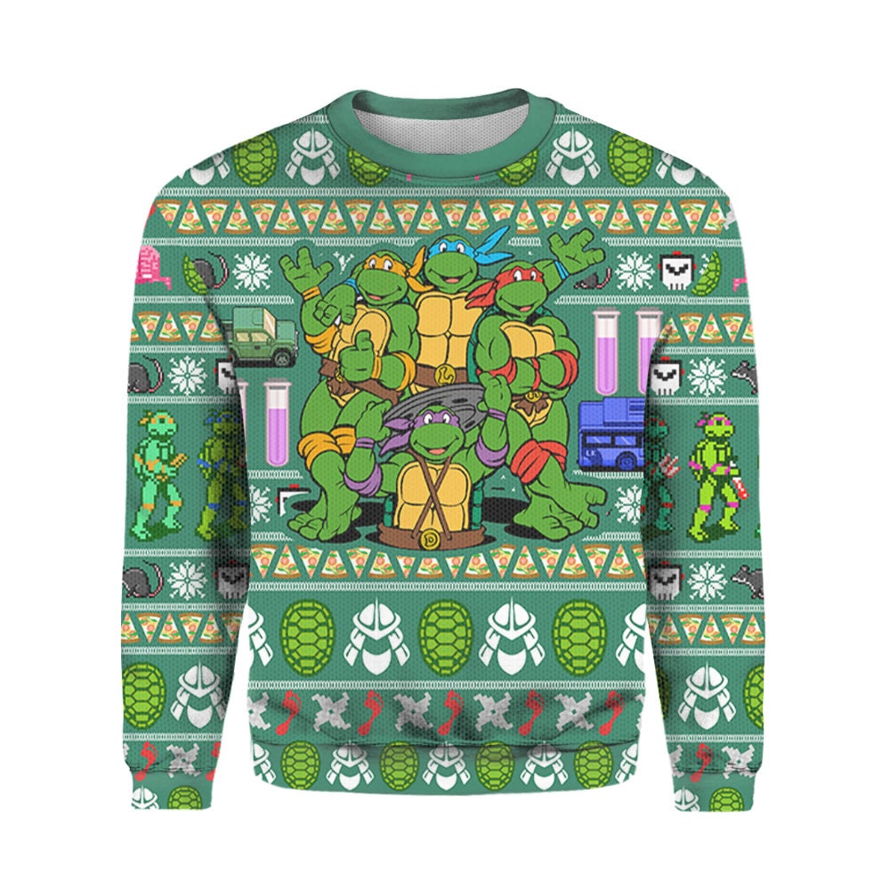 Ninja Turtles Ugly Christmas Sweater