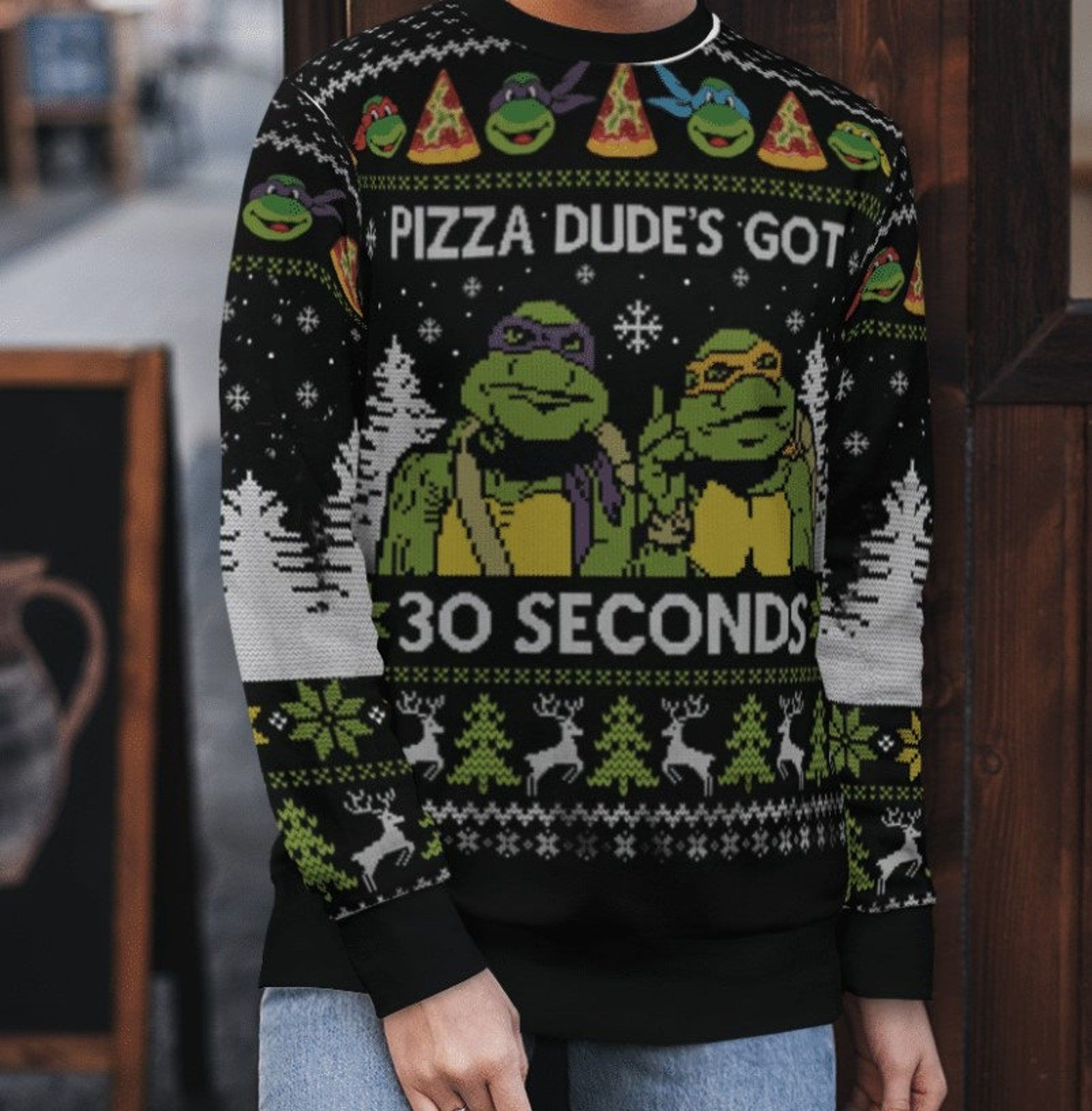 Ninja Turtles Ugly Christmas Sweater,