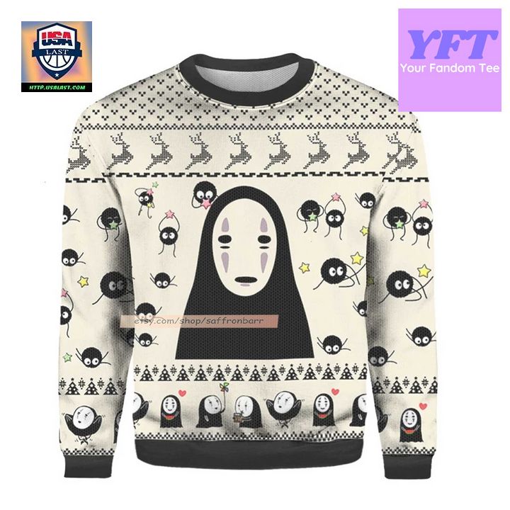 No Face Merry No Face All Over Print 3d Ugly Christmas Sweater