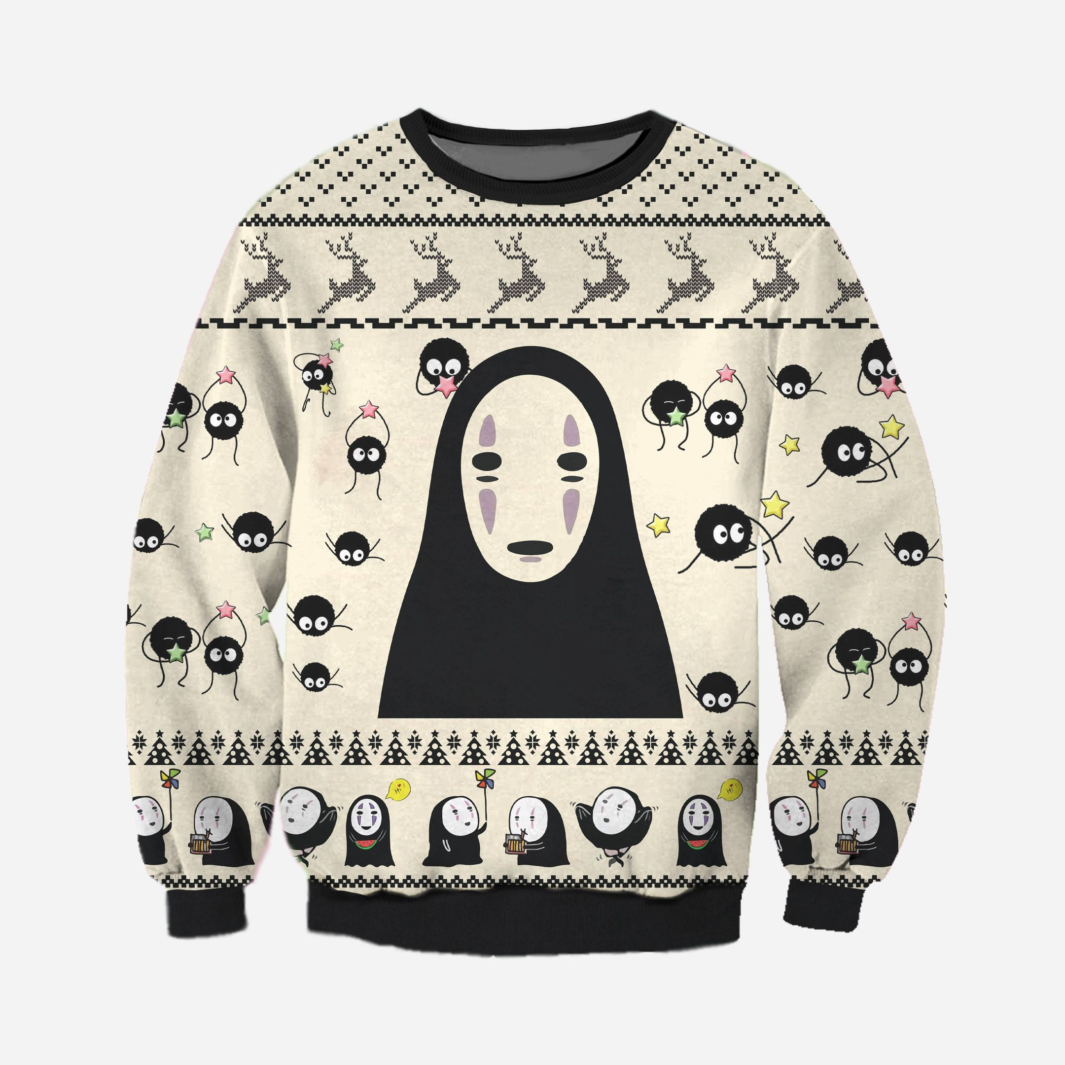 No- Face Ugly Christmas Sweater, Perfect Holiday Gift