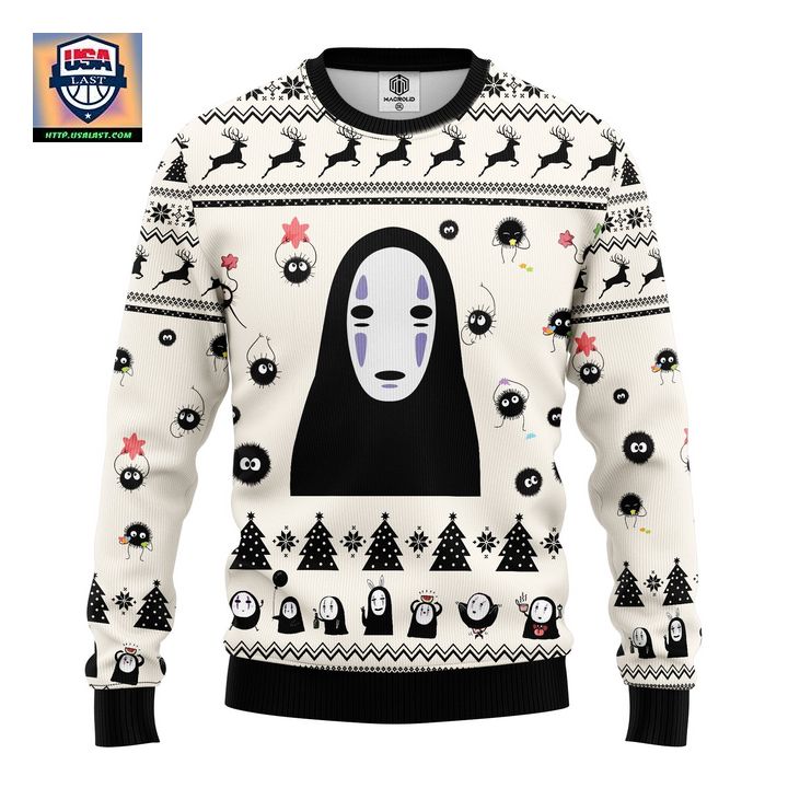 No Face White Ugly Christmas Sweater Amazing Gift Idea Thanksgiving Gift