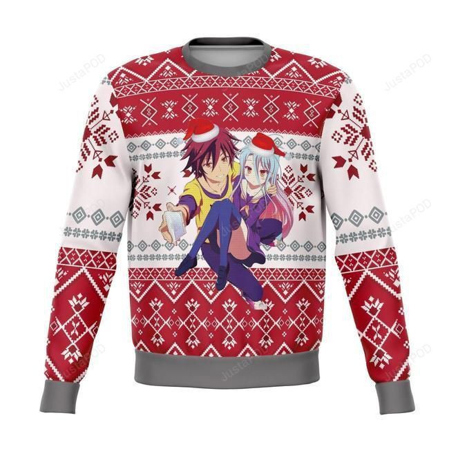 No Game No Life Ugly Christmas Sweater, Perfect Holiday Gift