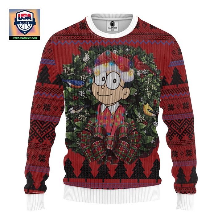 Nobita Doraemon Mc Ugly Christmas Sweater Thanksgiving Gift