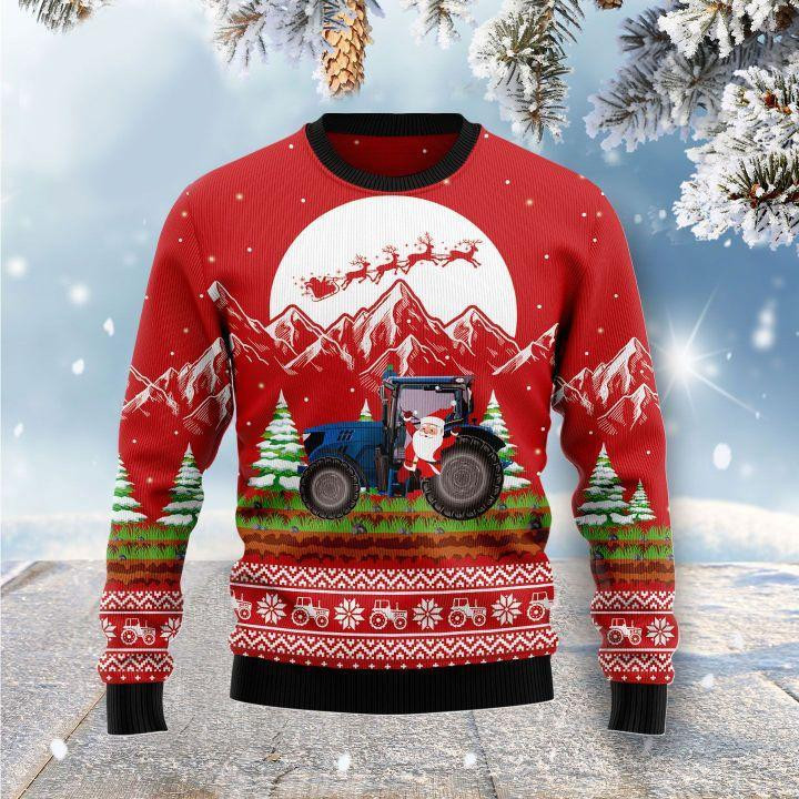 Noel Tractor Ugly Christmas Sweater, Perfect Holiday Gift