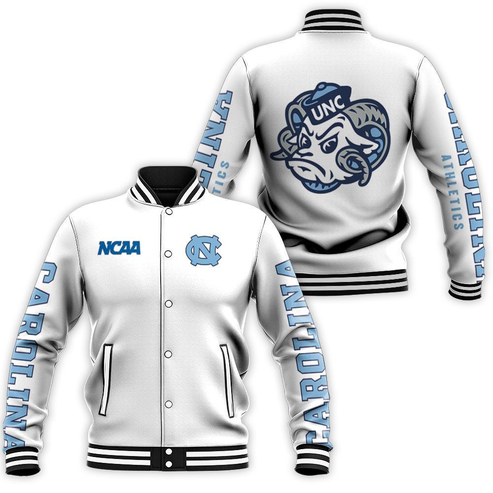 North Carolina Tar Heels Varsity Baseball Jacket for Men & Women | NCAA Team Fan Gift