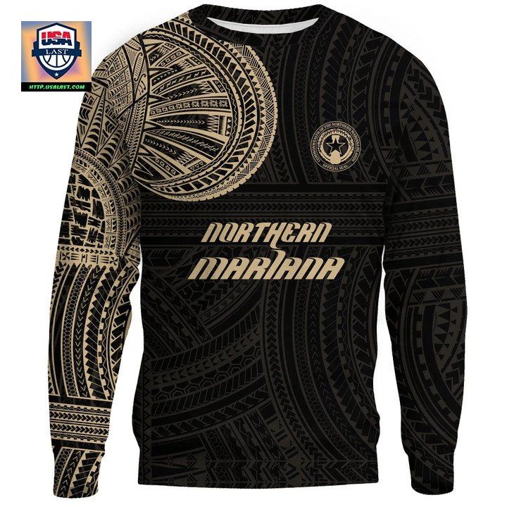 Northern Mariana Sweater Polynesian Tattoo Style A31
