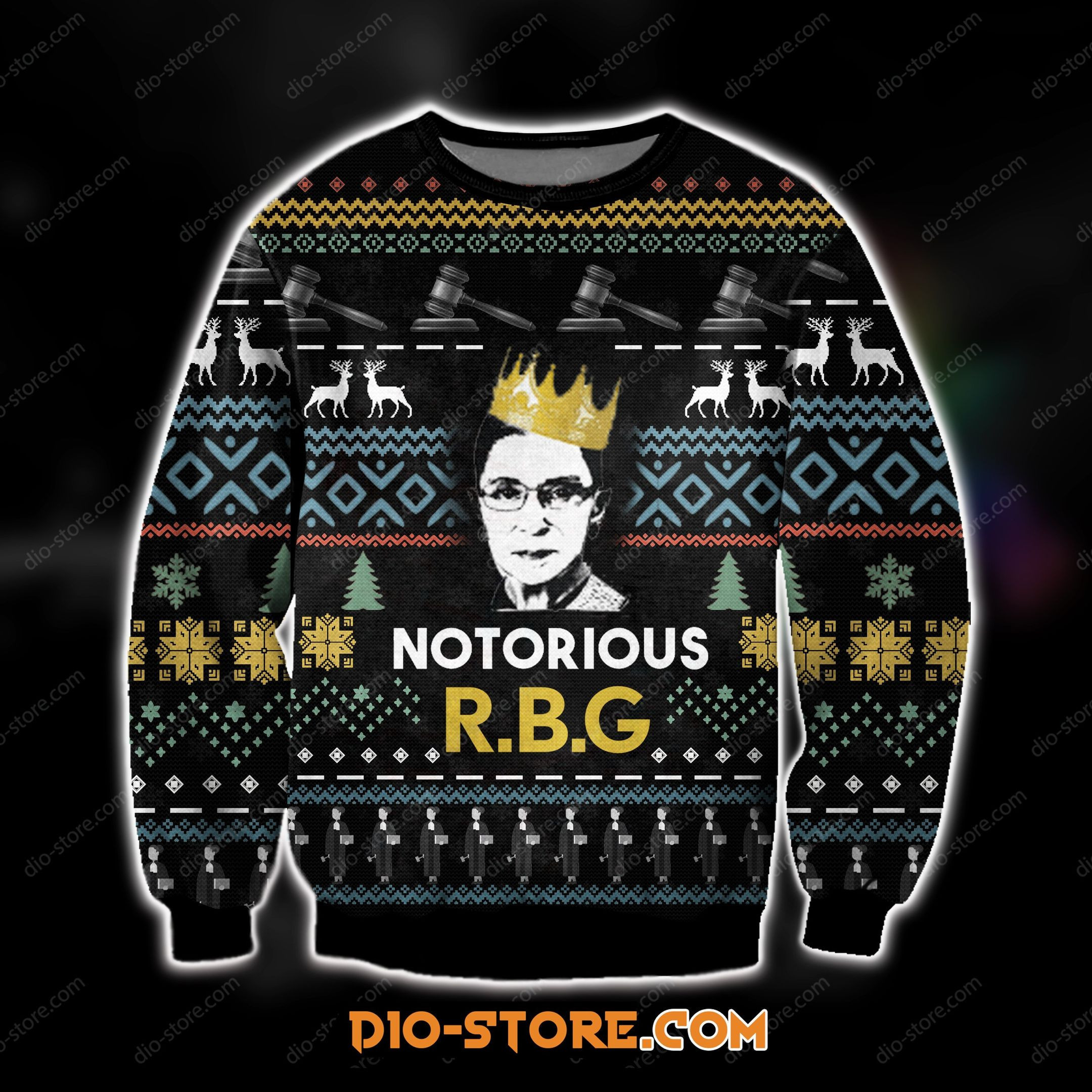 Notorious Rbg Ugly Christmas Sweater,