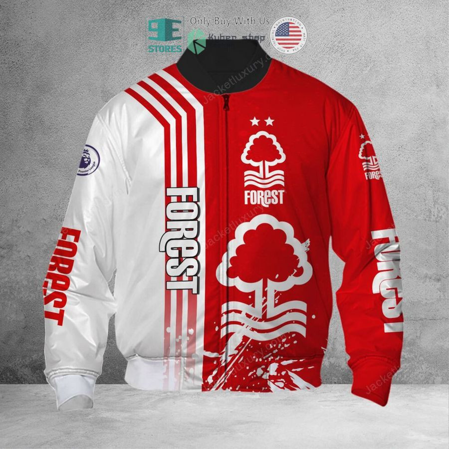 Nottingham Forest FC Logo Edition Bomber Jacket | Streetwear Jacket for Men & Women | Fan Gift