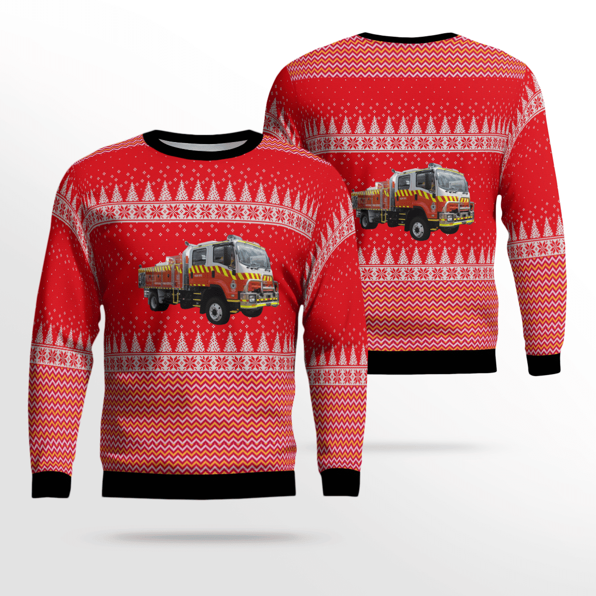 Nsw Rural Fire Service (Nsw Rfs) Heavy Tanker Ugly Christmas Sweater,