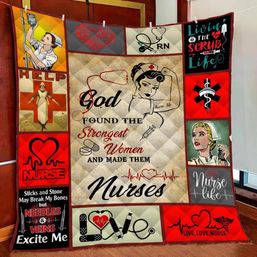 Nurse Fleece Blanket Quilt Blanket