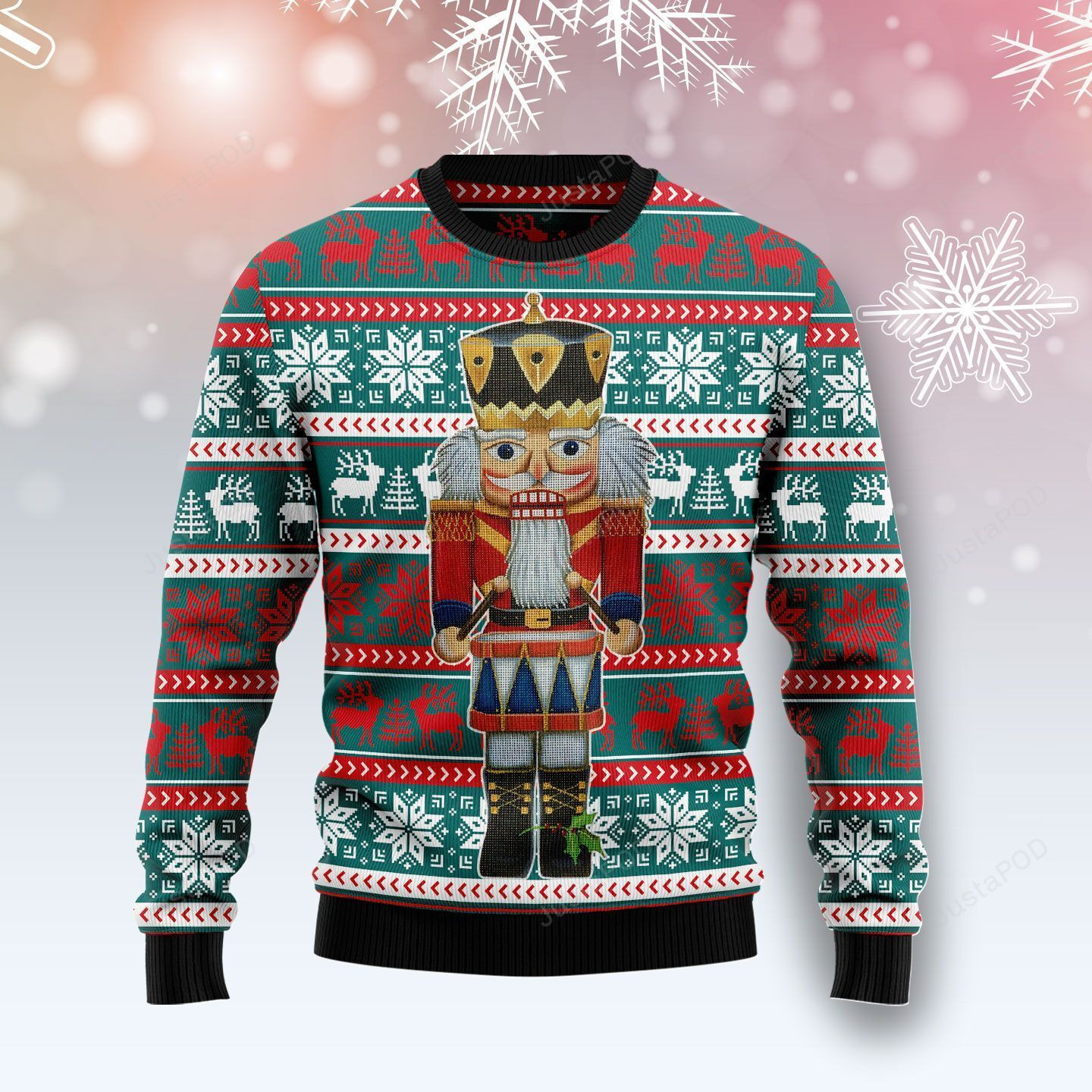 Nutcracker And Drum Ugly Christmas Sweater, Perfect Holiday Gift