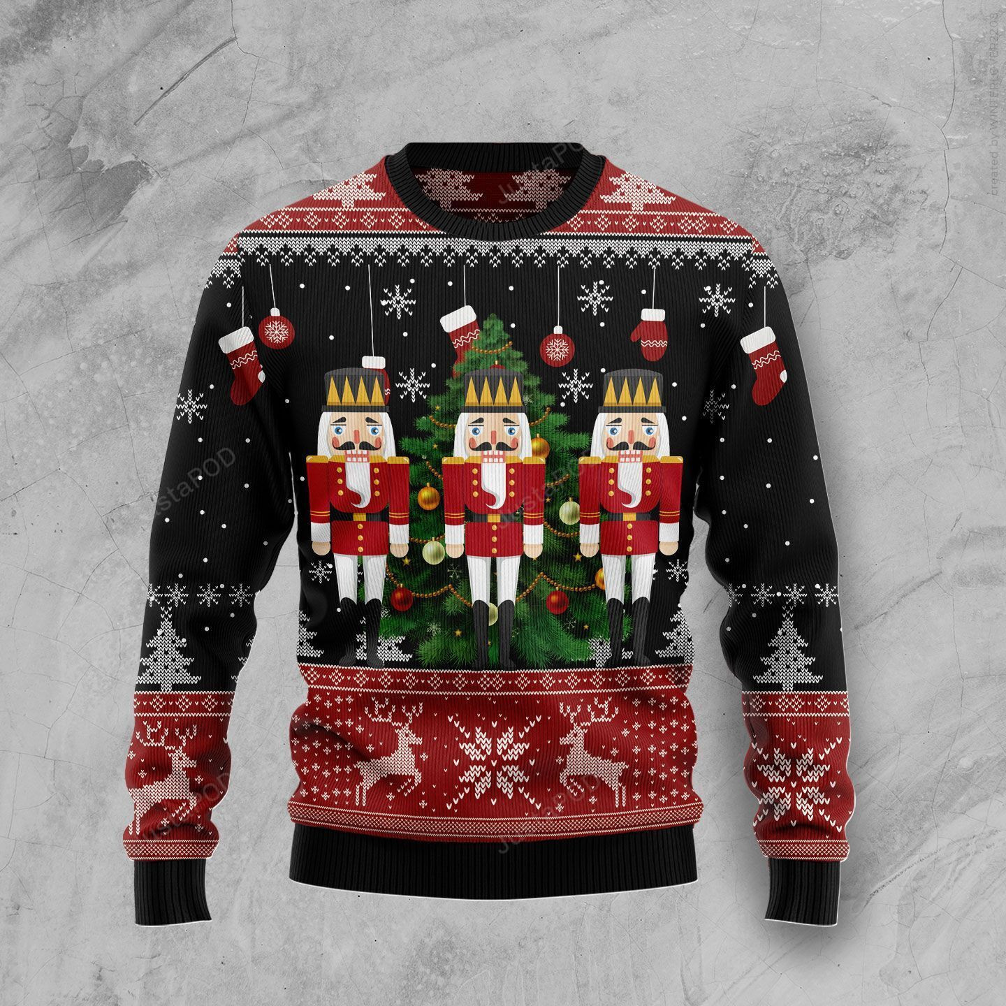 Nutcracker Christmas Tree Christmas Ugly Christmas Sweater, Perfect Holiday Gift