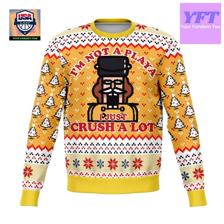 Nutcracker Playa Funny Meme Design 3d Ugly Christmas Sweater