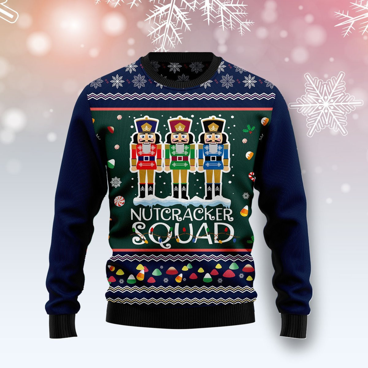 Nutcracker Squad Ugly Christmas Sweater, Perfect Holiday Gift