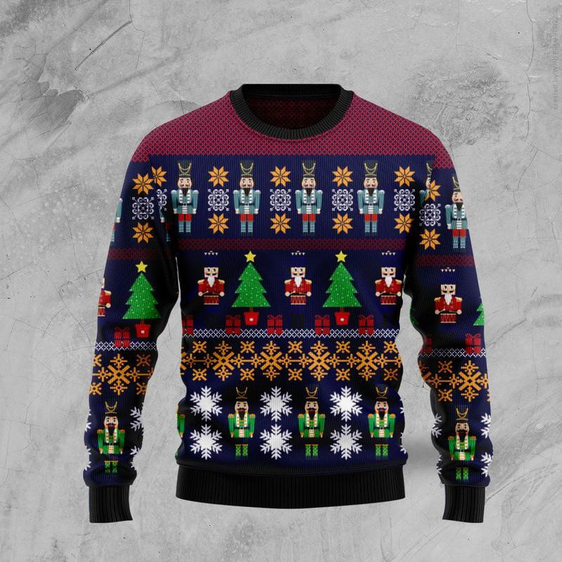 Nutcracket Ugly Christmas Sweater, Perfect Holiday Gift