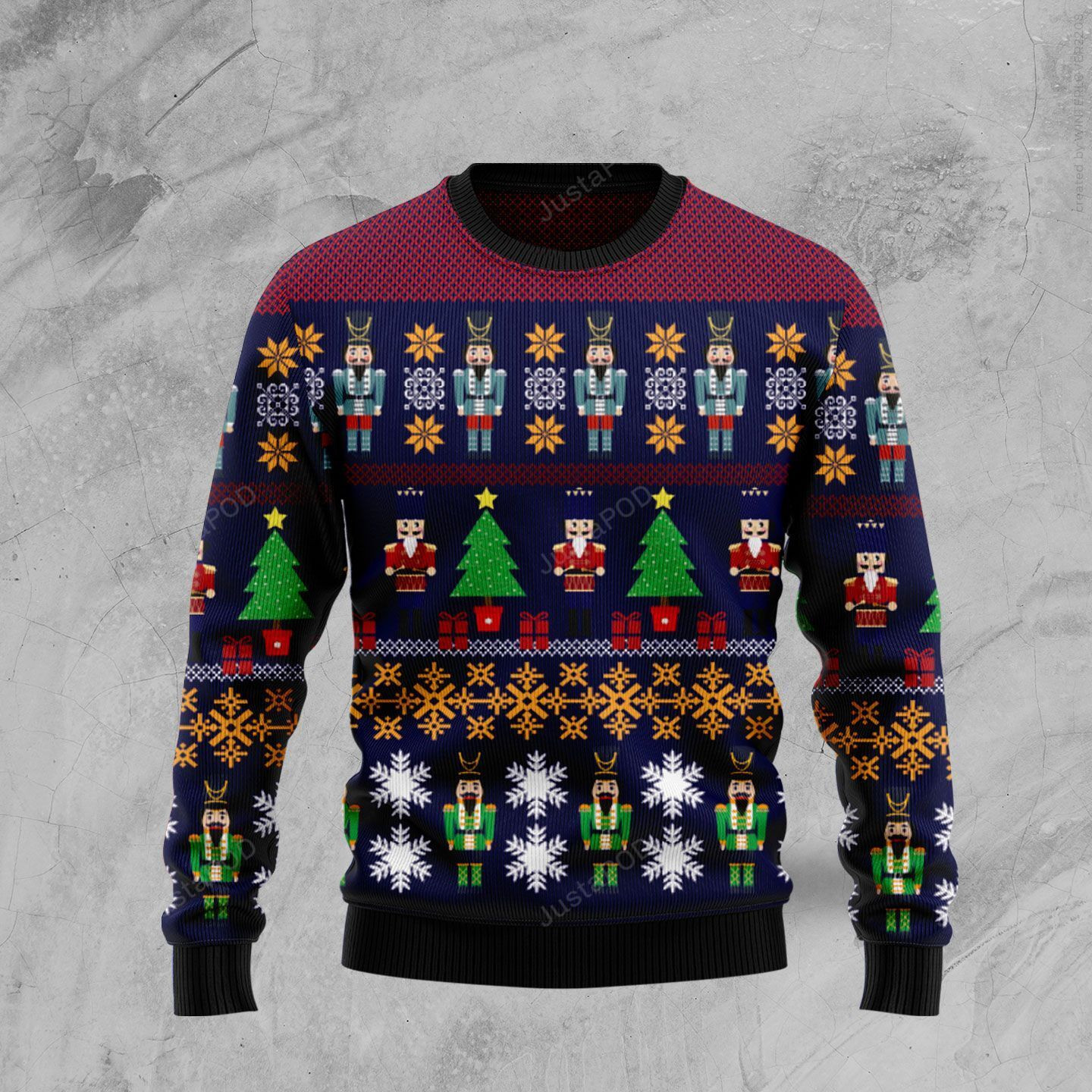 Nutcracket Ugly Christmas Sweater, Perfect Holiday Gift