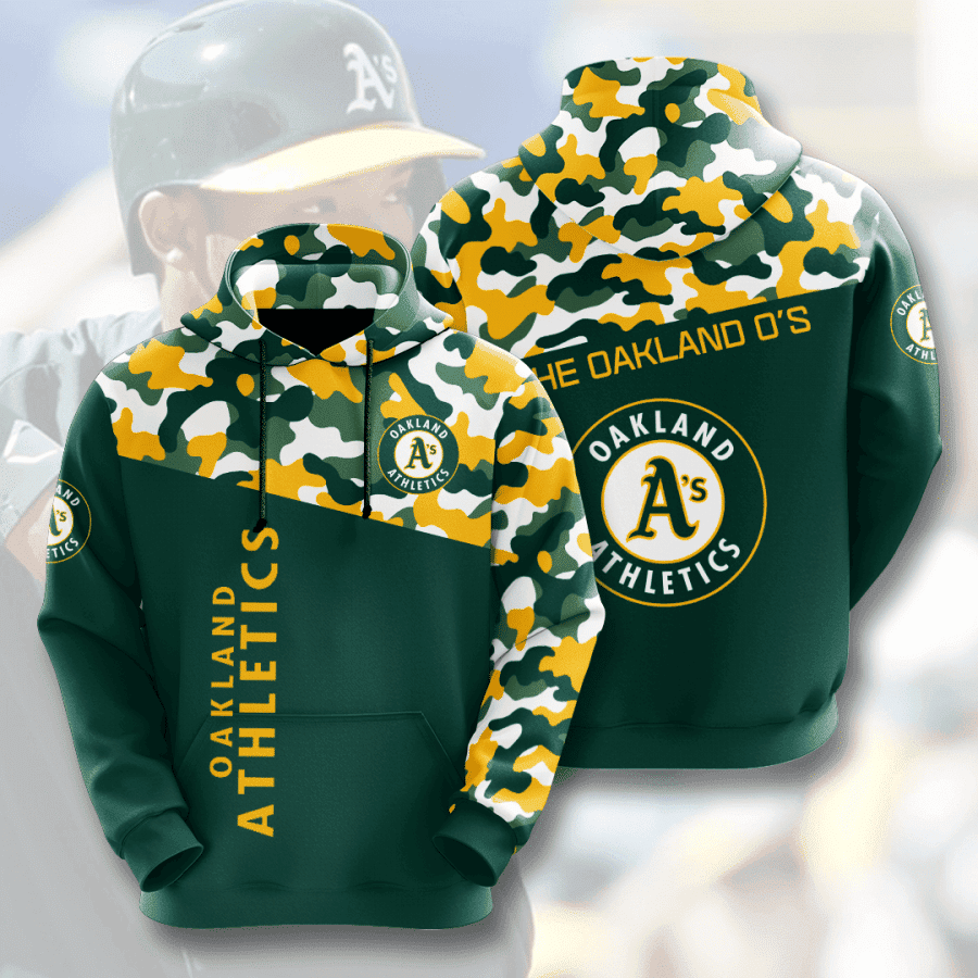 Oakland Athletics 3D All Over Print Hoodie & Zip Hoodie