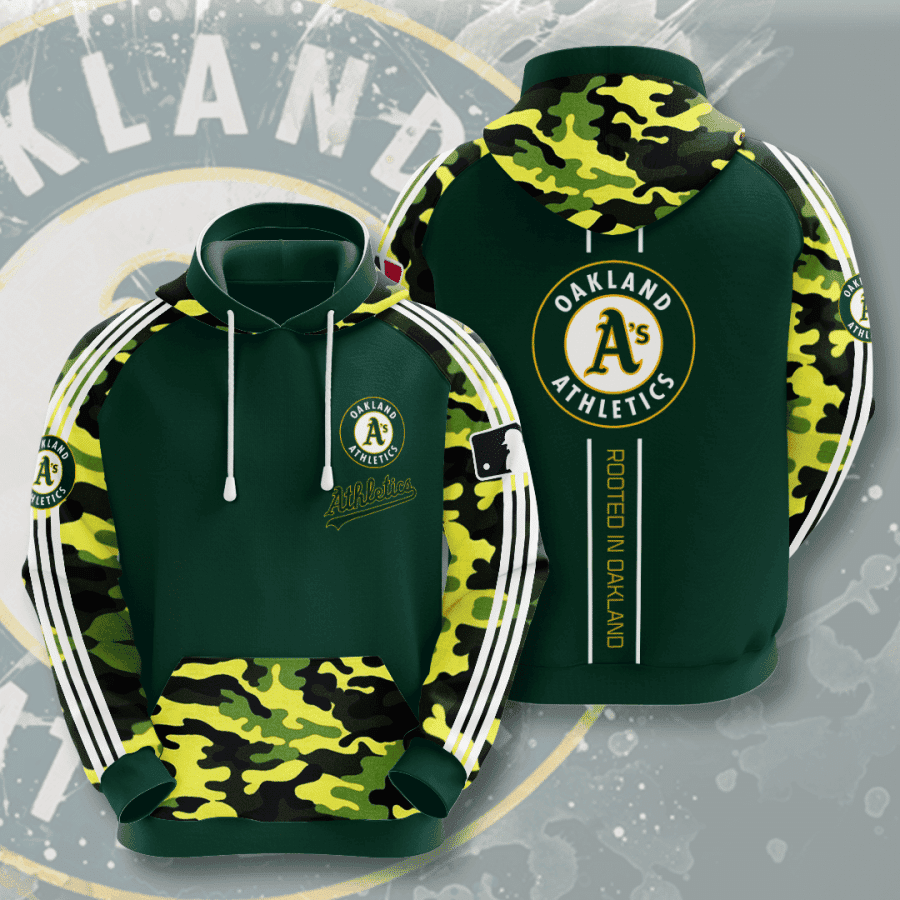 Oakland Athletics 3D All Over Print Hoodie & Zip Hoodie