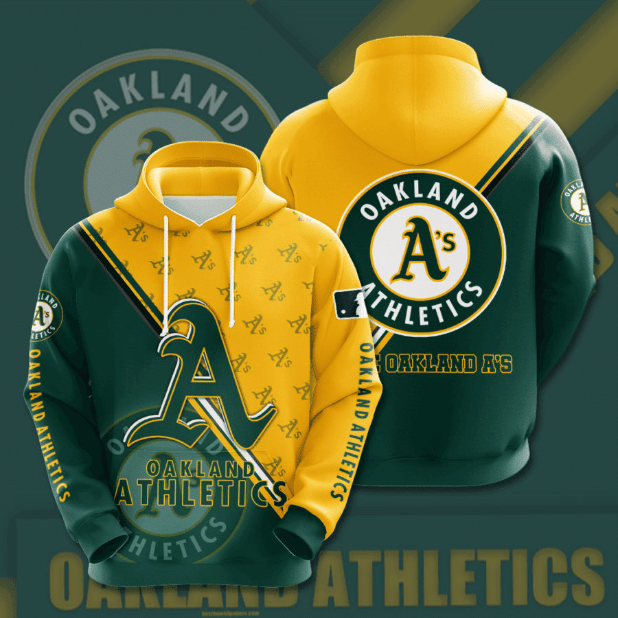 Oakland Athletics 3D All Over Print Hoodie & Zip Hoodie