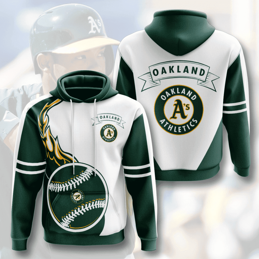OAKLAND ATHLETICS 3D All Over Print Hoodie & Zip Hoodie