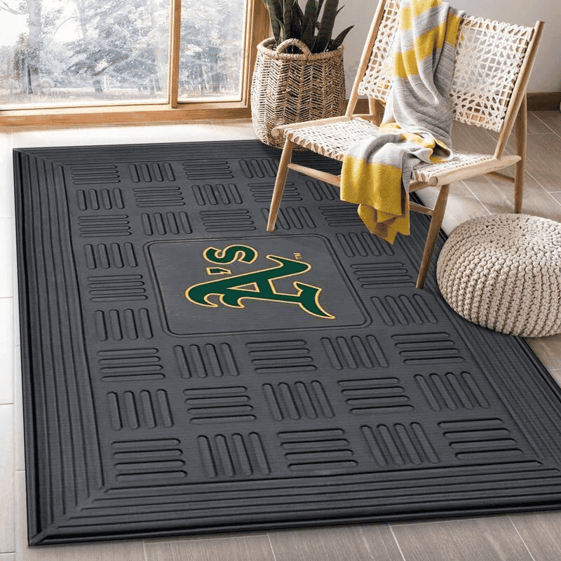 Oakland Athletics 7 3D Rectangle Area Rug – Full Print Carpet For Living Room & Bedroom Home Decor