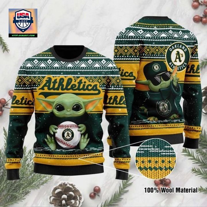 Oakland Athletics Ugly Christmas Sweater