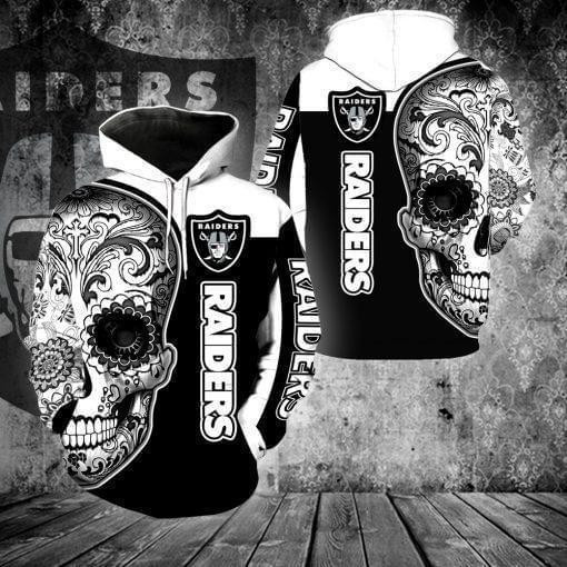 Oakland Raiders 3D All Over Print Hoodie & Zip Hoodie