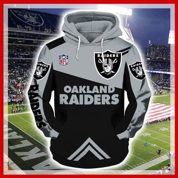 Oakland Raiders 3D All Over Print Hoodie & Zip Hoodie