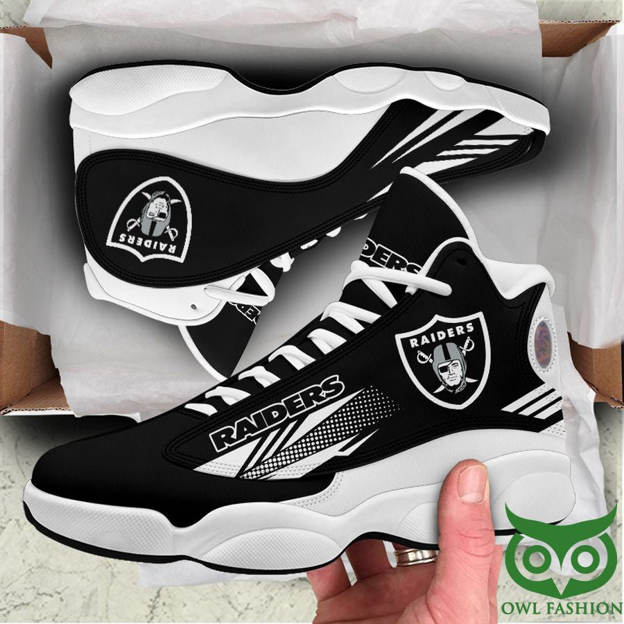 Oakland Raiders JD13 Sneakers Shoes for Men & Women | Custom Fan Gift