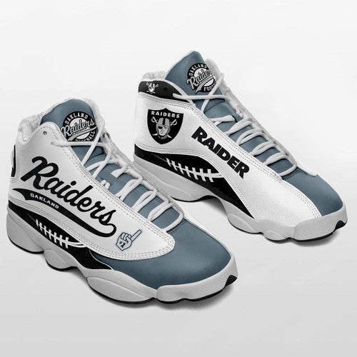 Oakland Raiders JD13 Sneakers Shoes for Men & Women | Custom Fan Gift