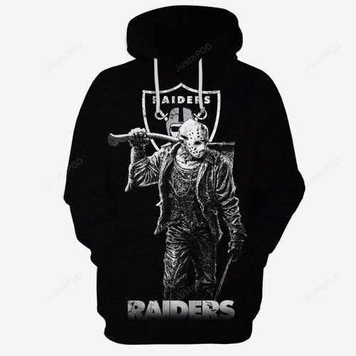 Oakland Raiders Ncaa Football The Devil 3D All Over Print Hoodie & Zip Hoodie