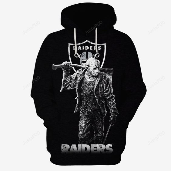 Oakland Raiders Ncaa Football The Devil 3D All Over Print Hoodie & Zip Hoodie