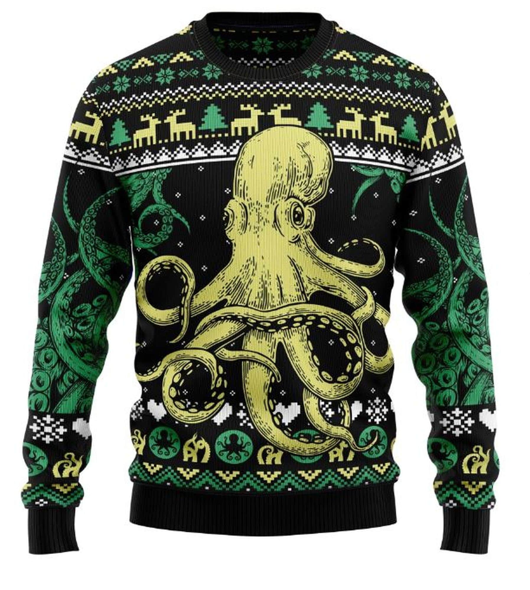 Octopus Ugly Christmas Sweater