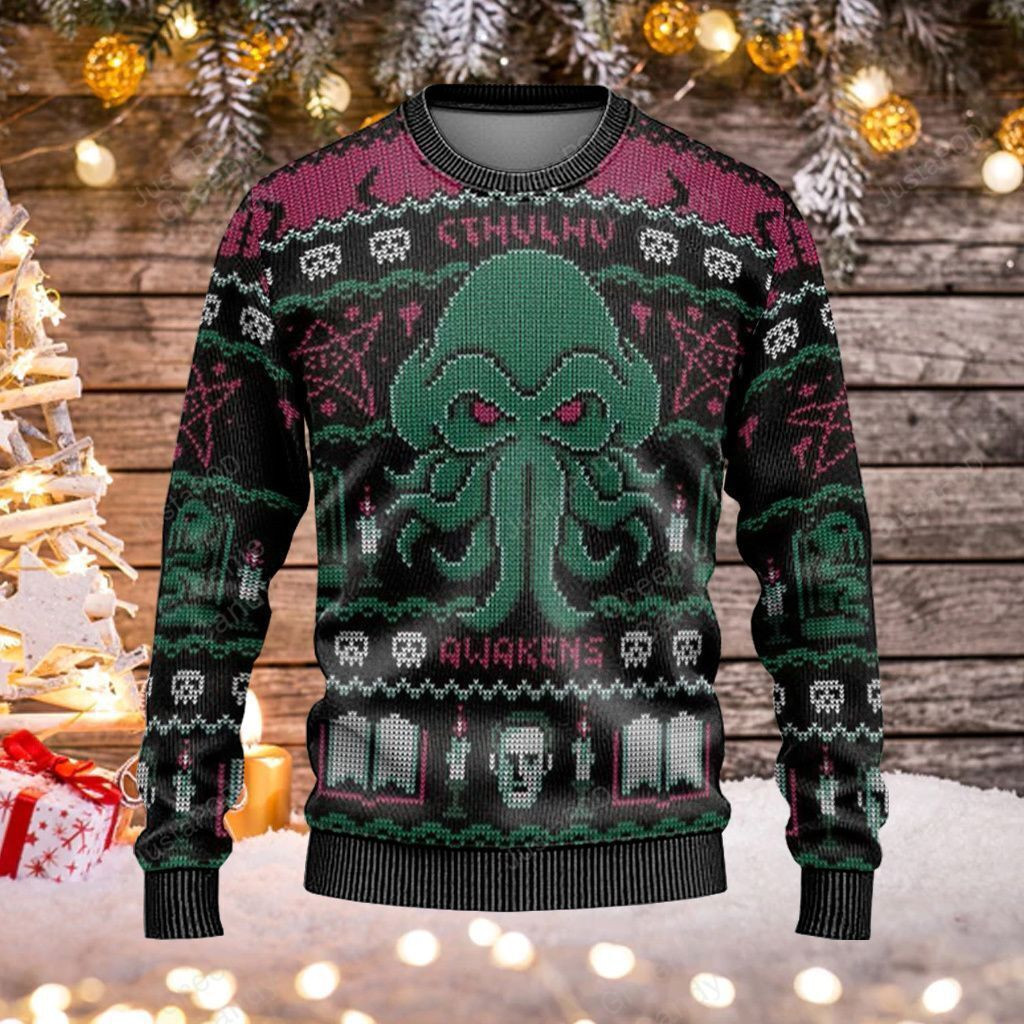 Octopus Ugly Christmas Sweater, Perfect Holiday Gift